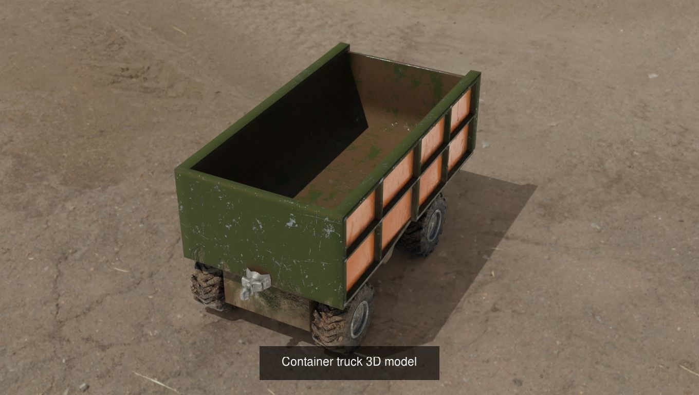 Container trucks 3D models 3D Model Collection_3