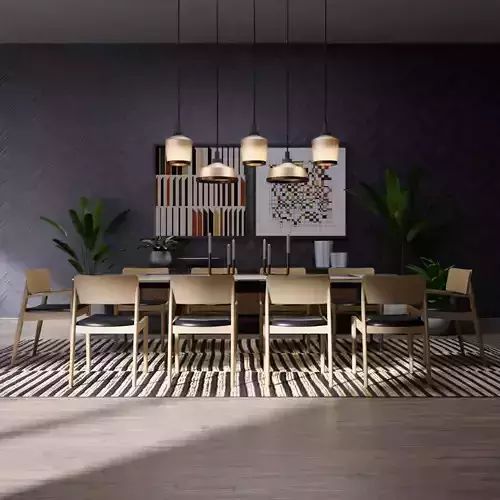 Blender Cycles Dining Room Scene