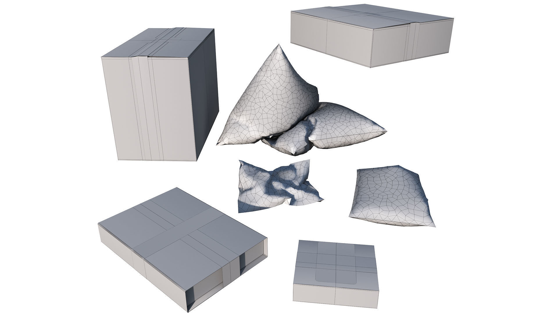 Ozon parcels 3D model_10