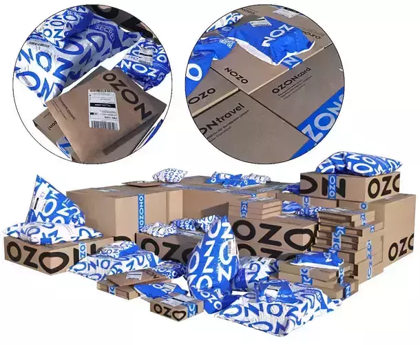 Ozon parcels 3D model