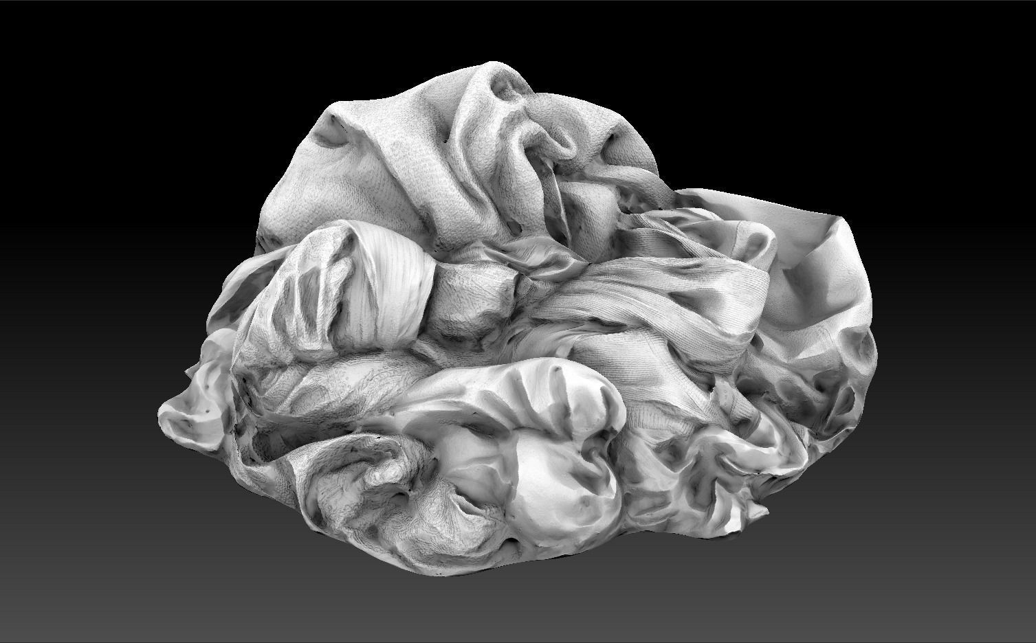 Pile of Cloths 5 Low-poly 3D model_13