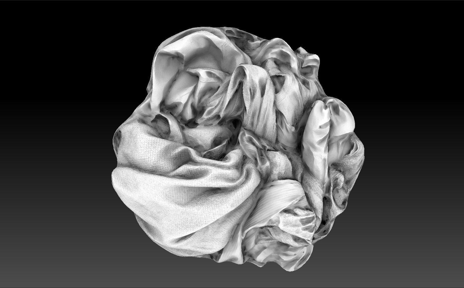 Pile of Cloths 5 Low-poly 3D model_17