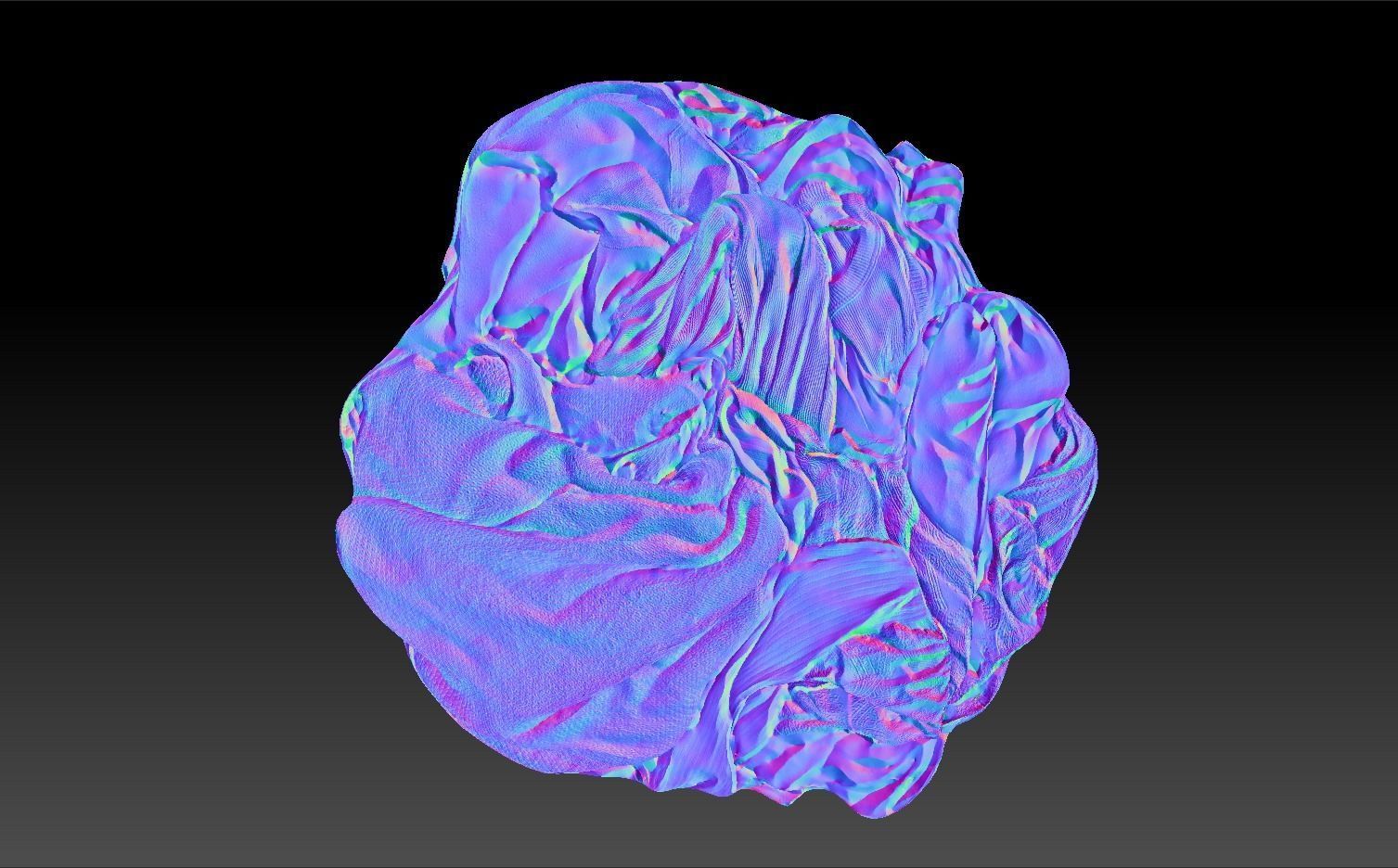 Pile of Cloths 5 Low-poly 3D model_19
