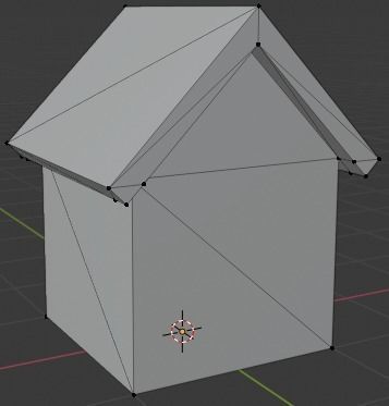 Low Poly House 3D model_2