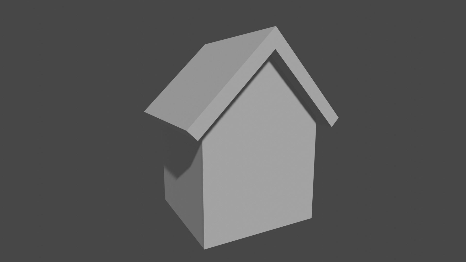Low Poly House 3D model_1