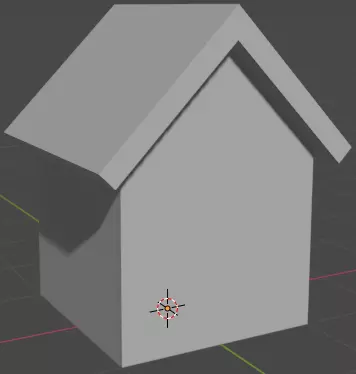 Low Poly House 3D model_0