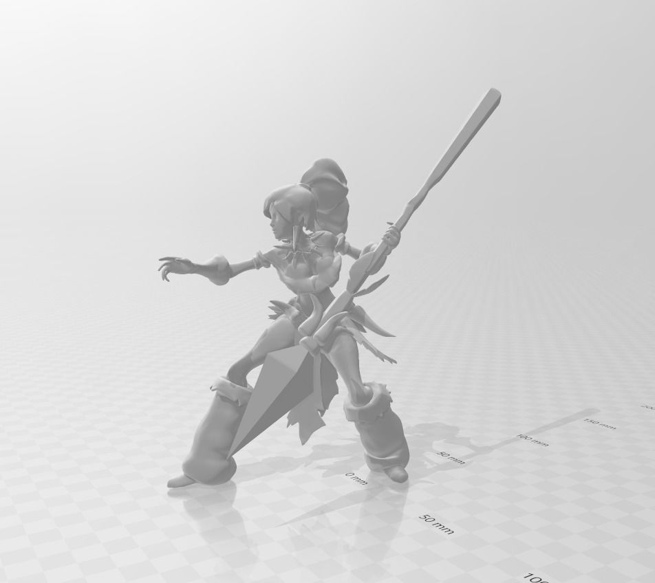 Nidalee 3D Model lion 3D print model_3