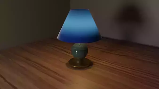 Low Poly Interior Lamp