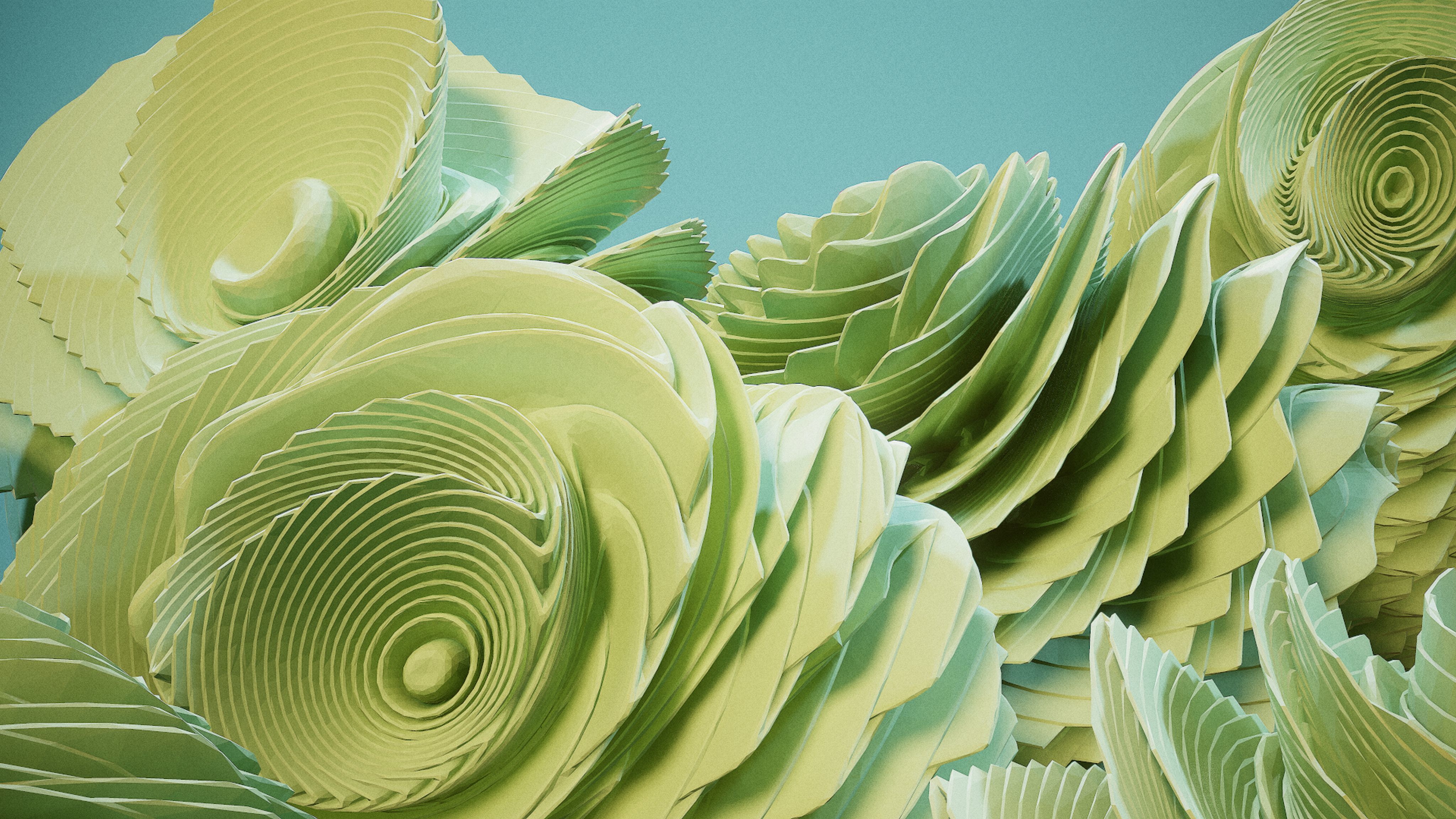 Digital flowers 3D print model_16