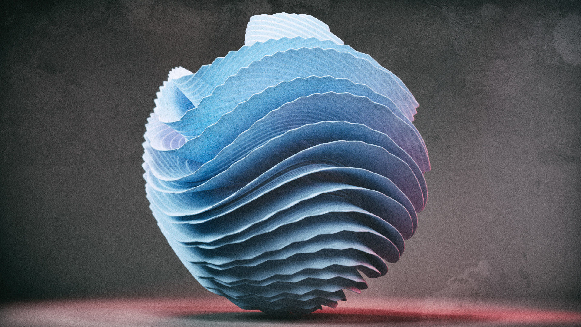 Digital flowers 3D print model_4