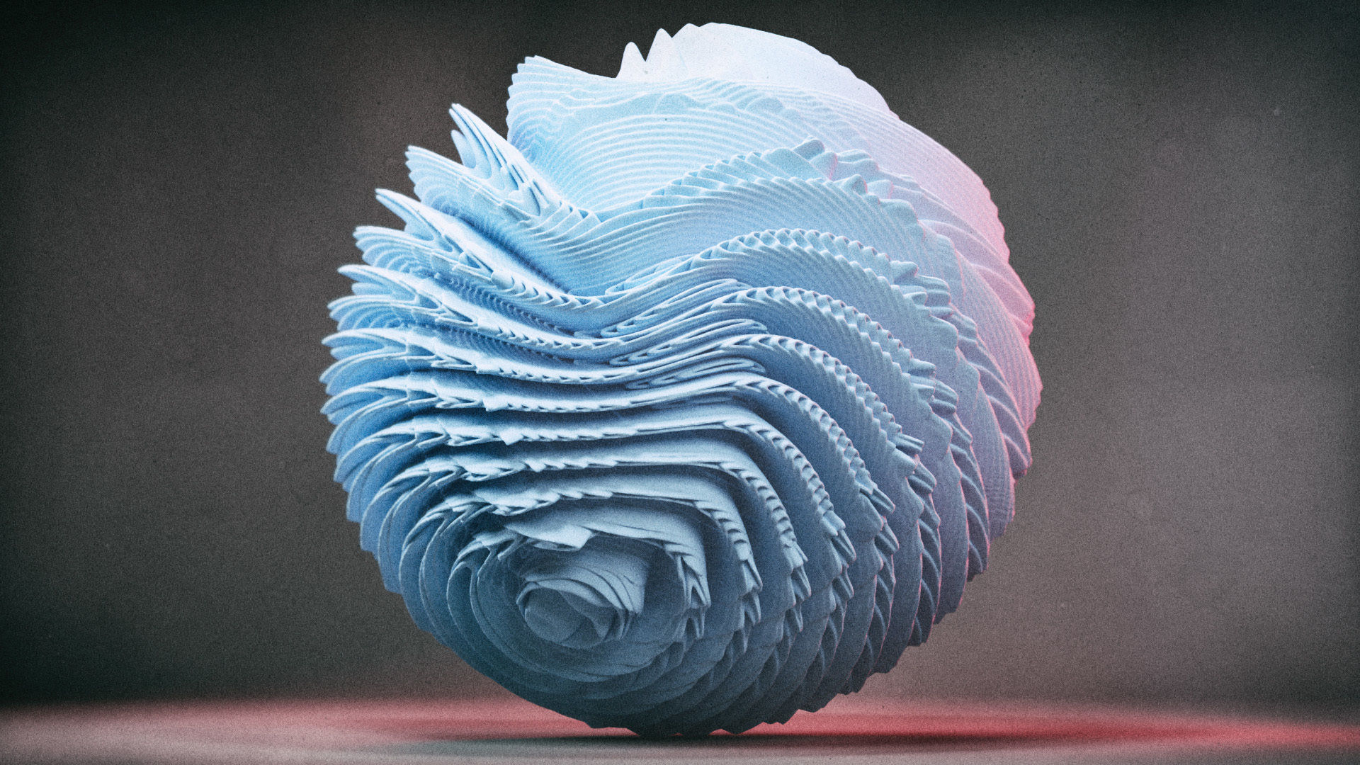 Digital flowers 3D print model_5