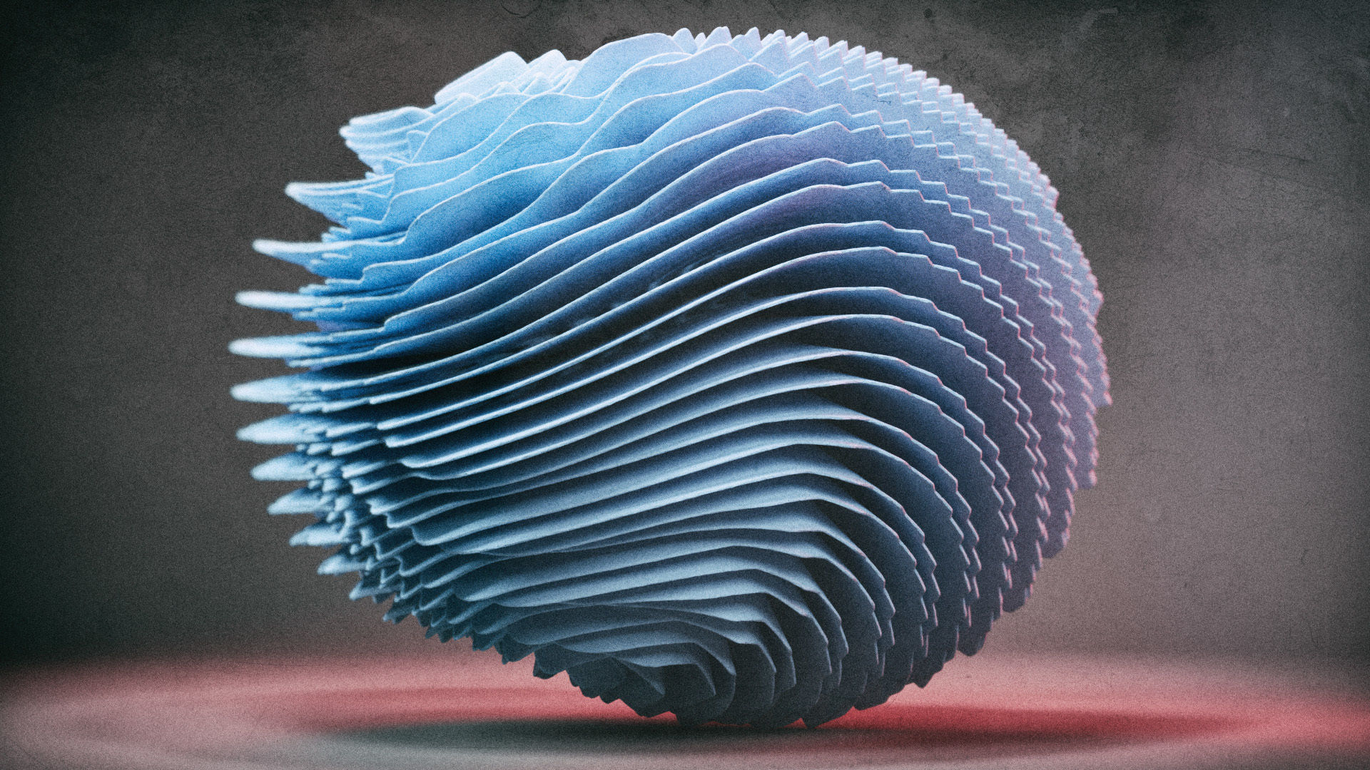 Digital flowers 3D print model_6