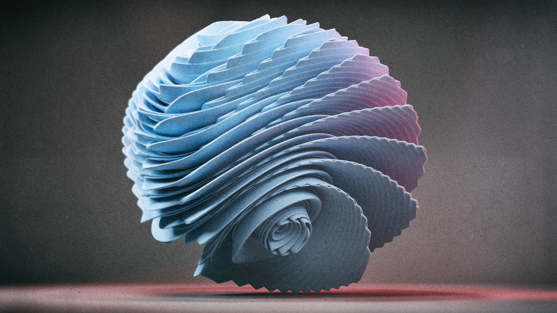 Digital flowers 3D print model_9