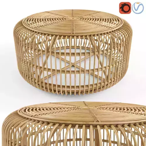 Meja - Rattan Coffee Table