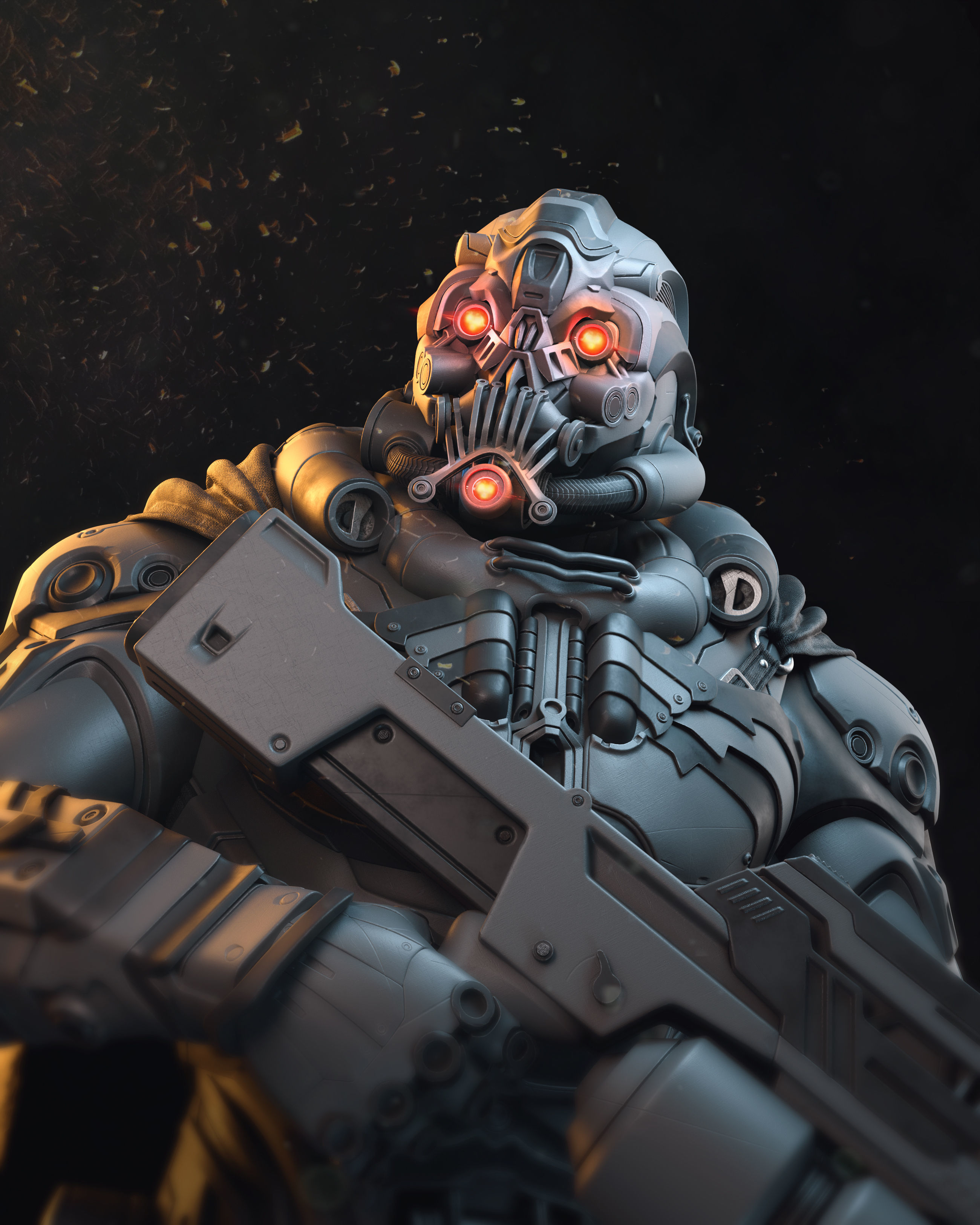 Sci-fi KillZone Reimagined  3D model_8