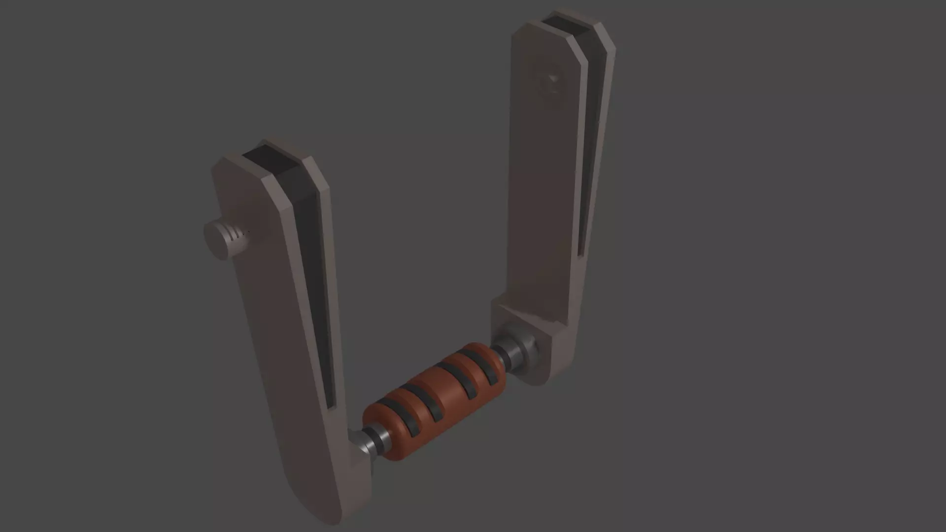 2 sci-fi levers 3D model