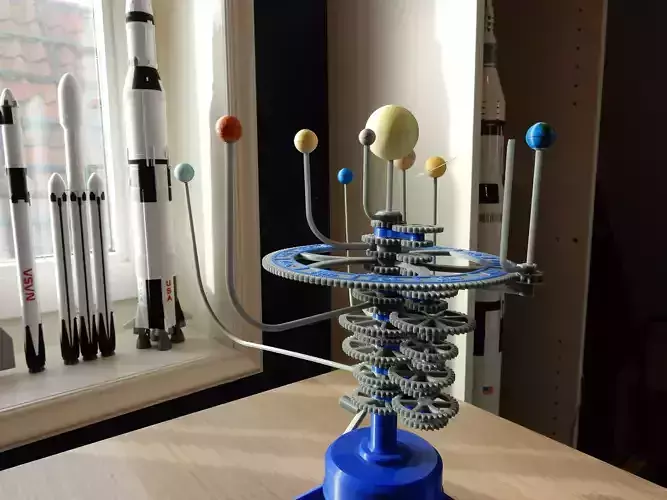 Solar System Planetarium 3D print model