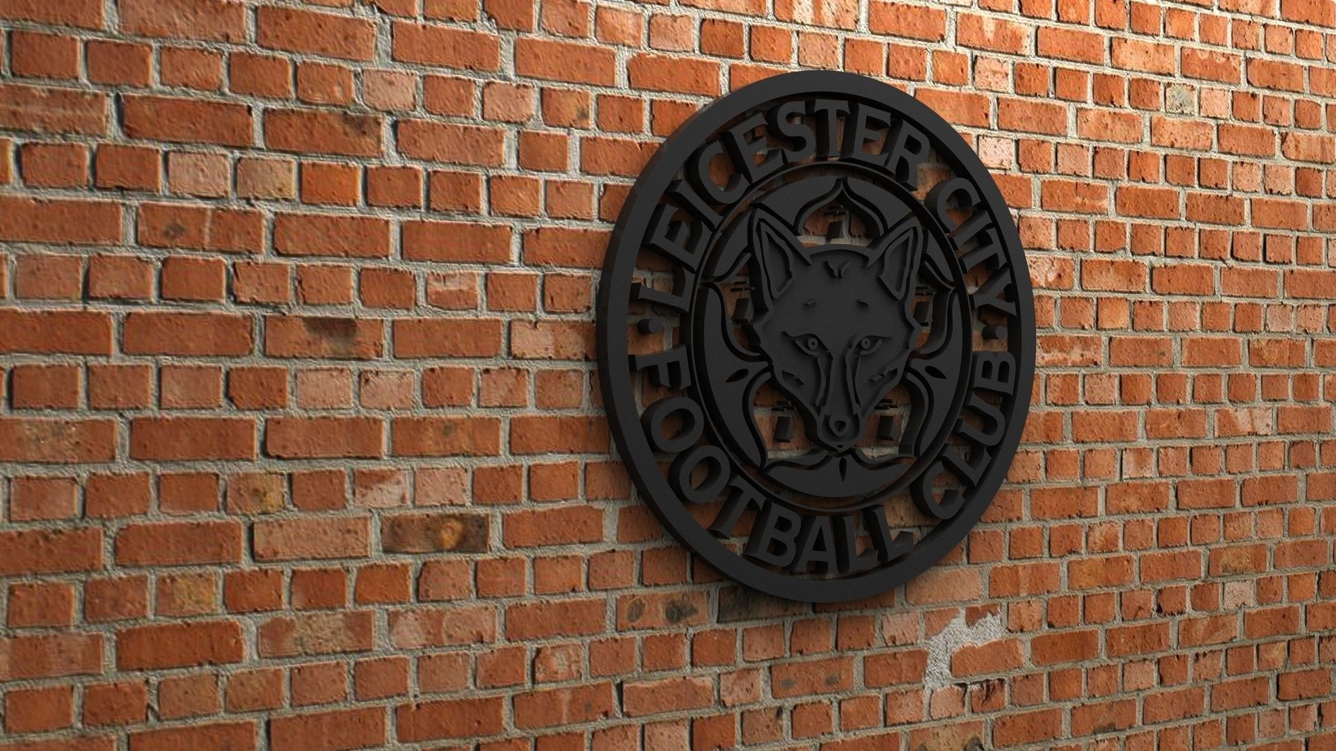 Leicester City FC Logo 3D print model_1