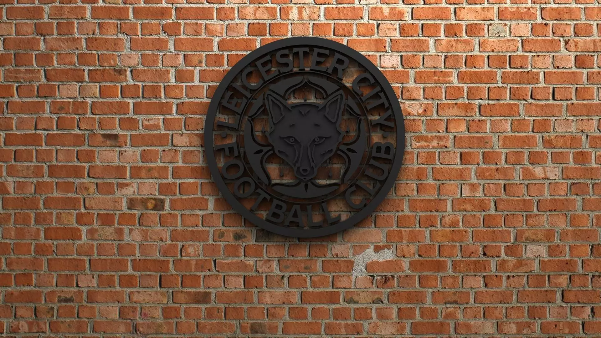 Leicester City FC Logo 3D print model_0