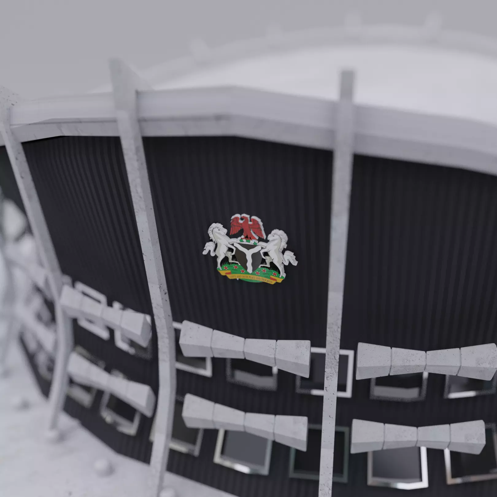 Nigeria National Theatre 3D model_0