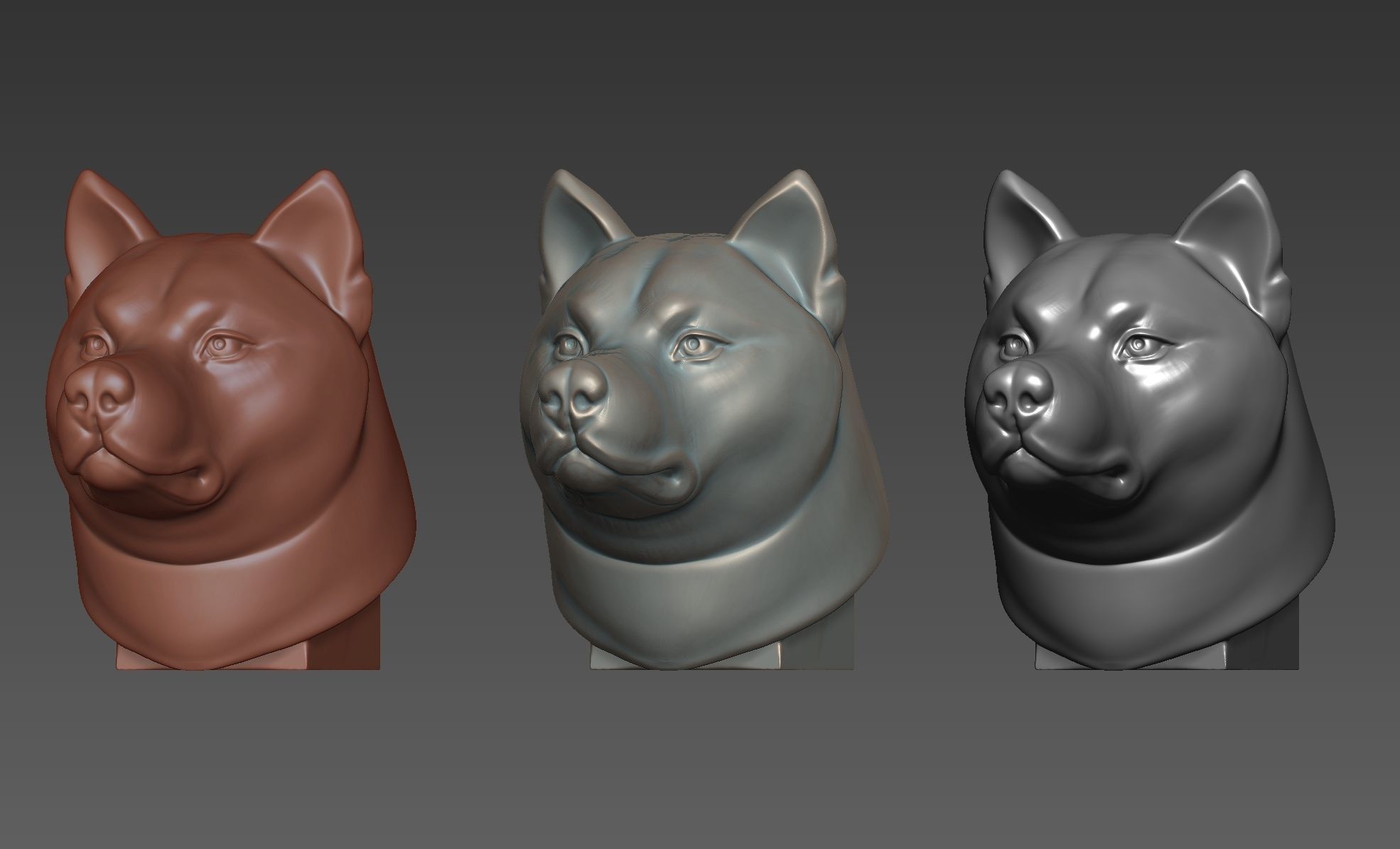 Shiba Inu 3D print model_4