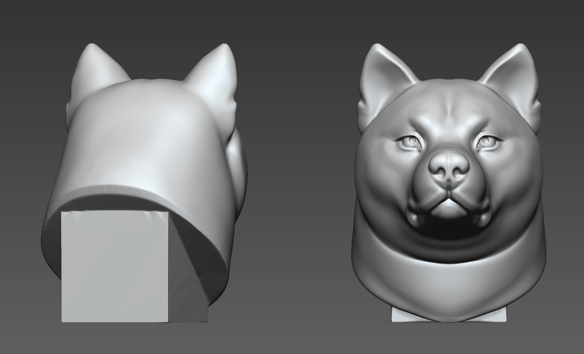 Shiba Inu 3D print model_3