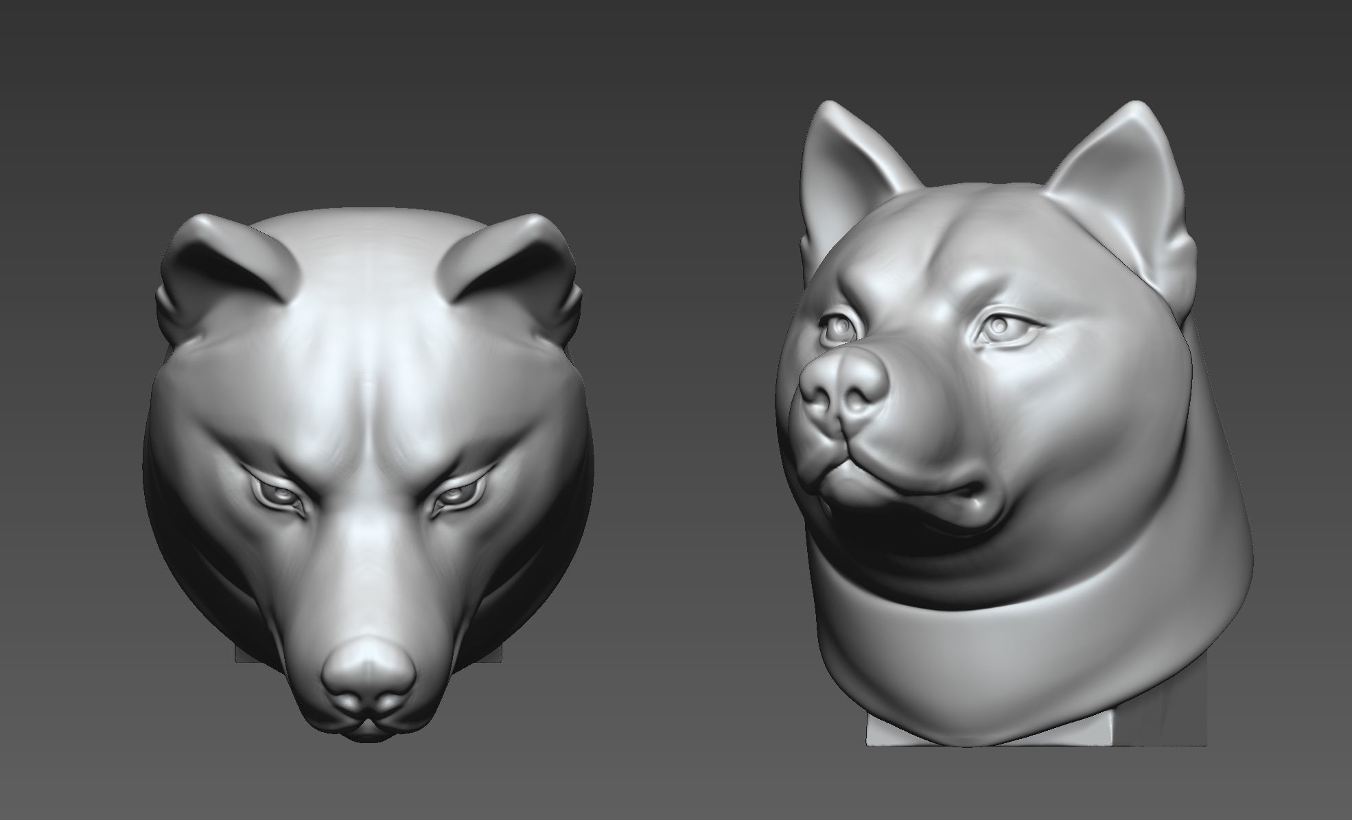 Shiba Inu 3D print model_1