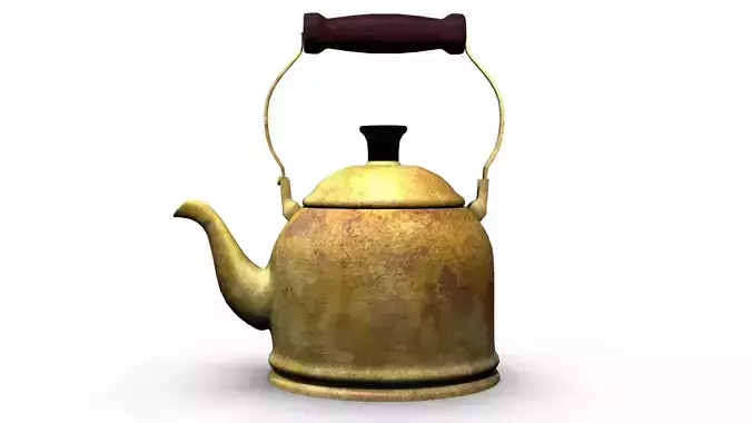 Antique Tea Pot Copper Kettle 