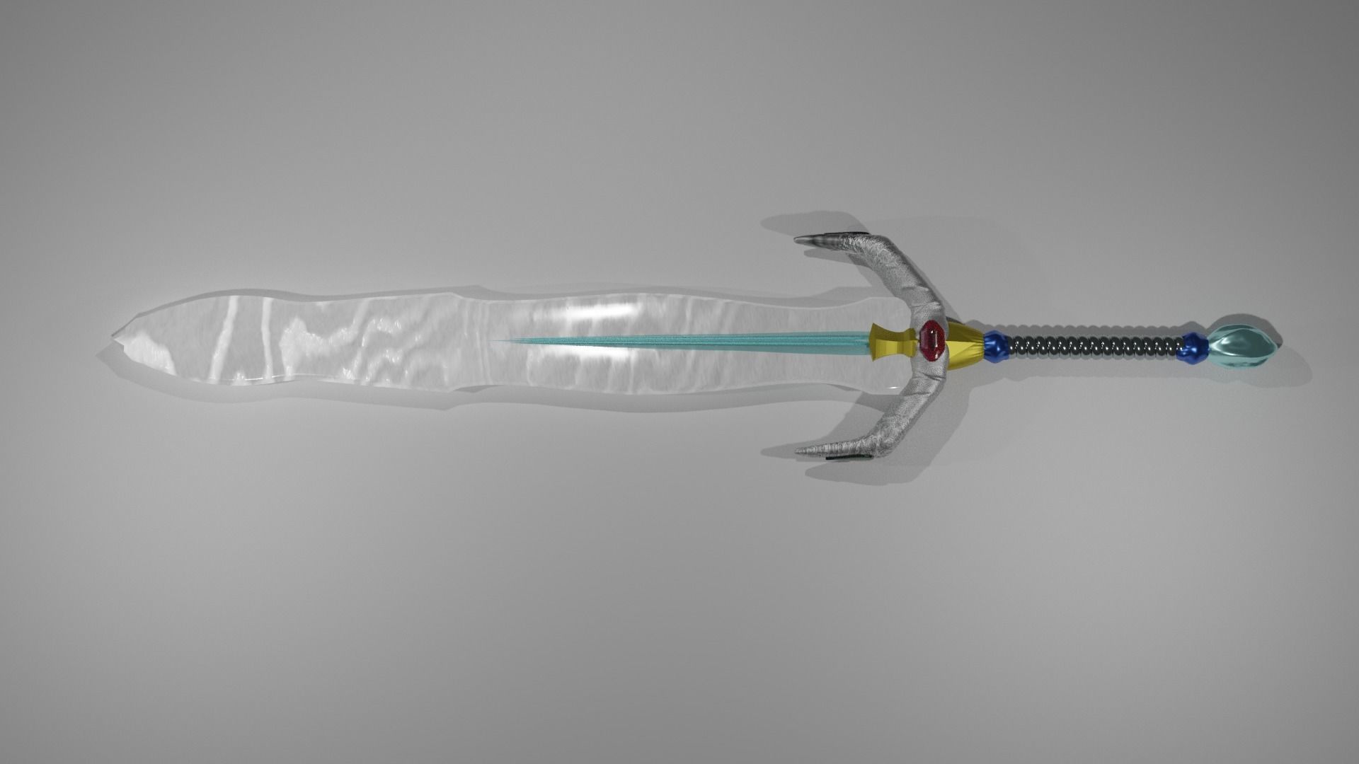 Legendary Sword 3D model_2