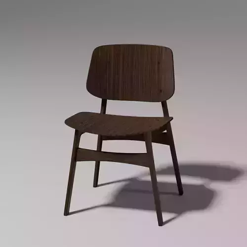 Brown Wood Chair