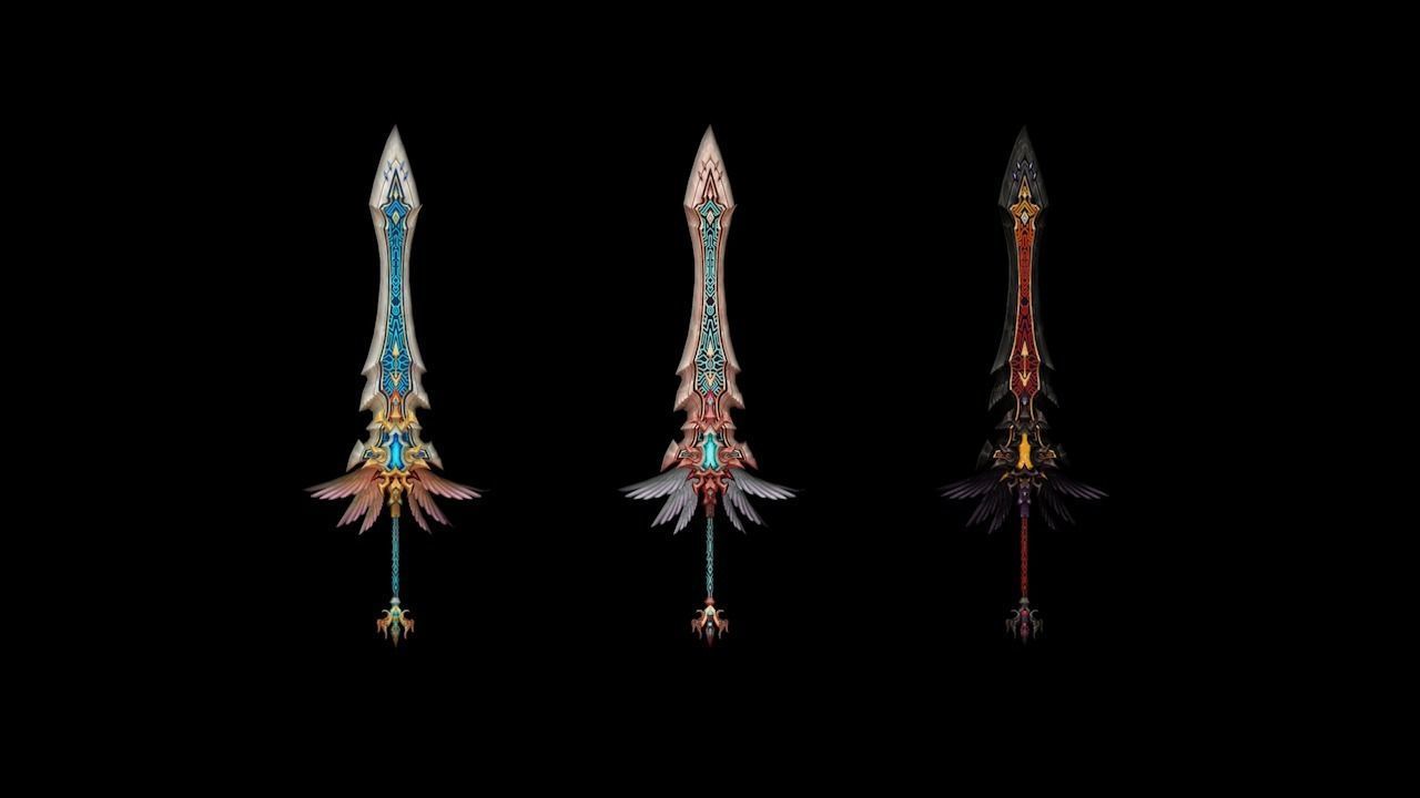 Angel Weapons 3D Model Collection_3