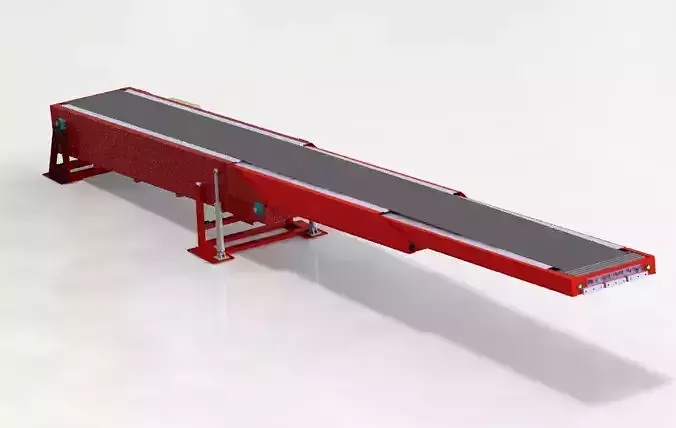 3 section telescopic belt conveyor loading  belt conveyor
