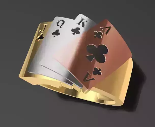  Poker Ring  3D print model