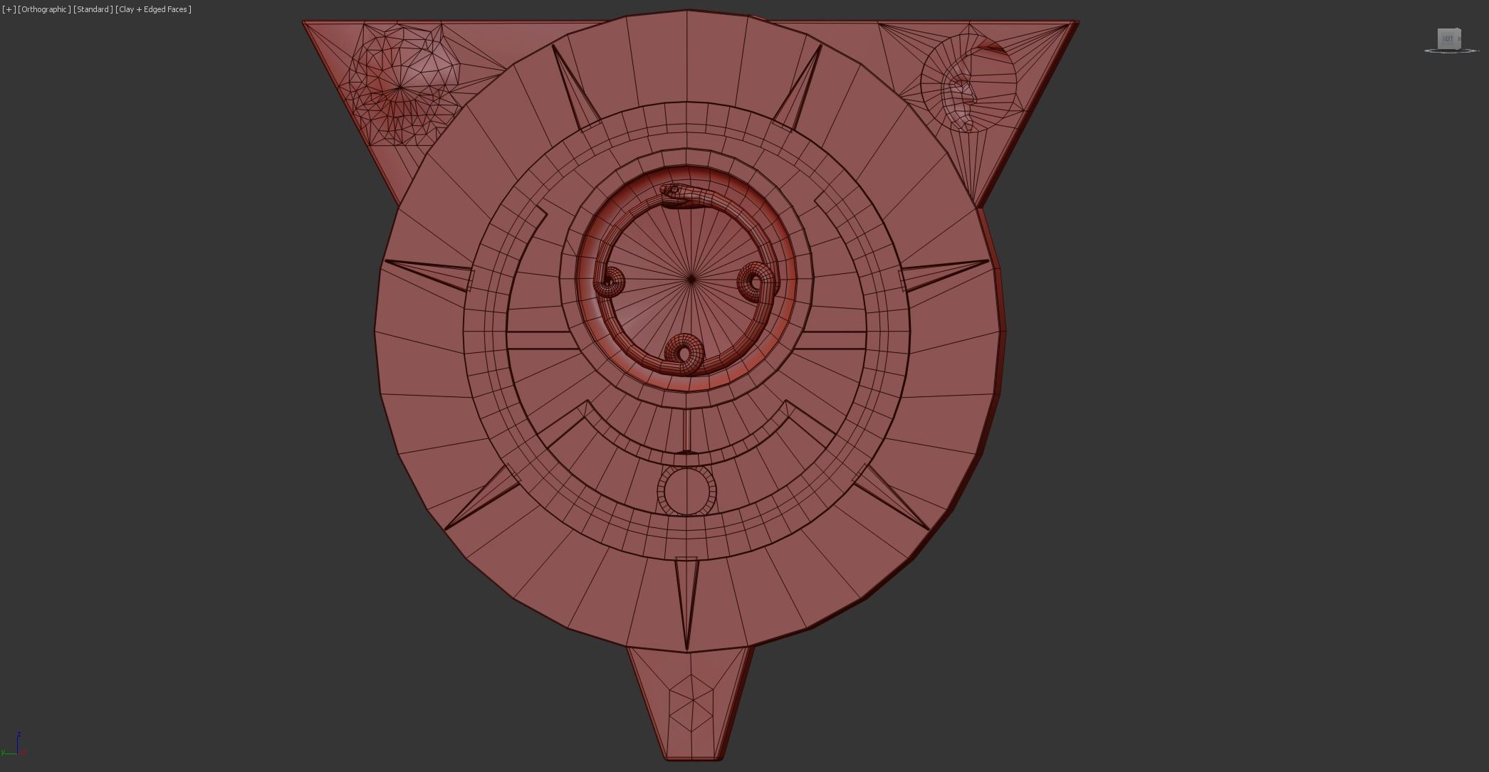 Fantasy occult astrolabe Low-poly 3D model_13