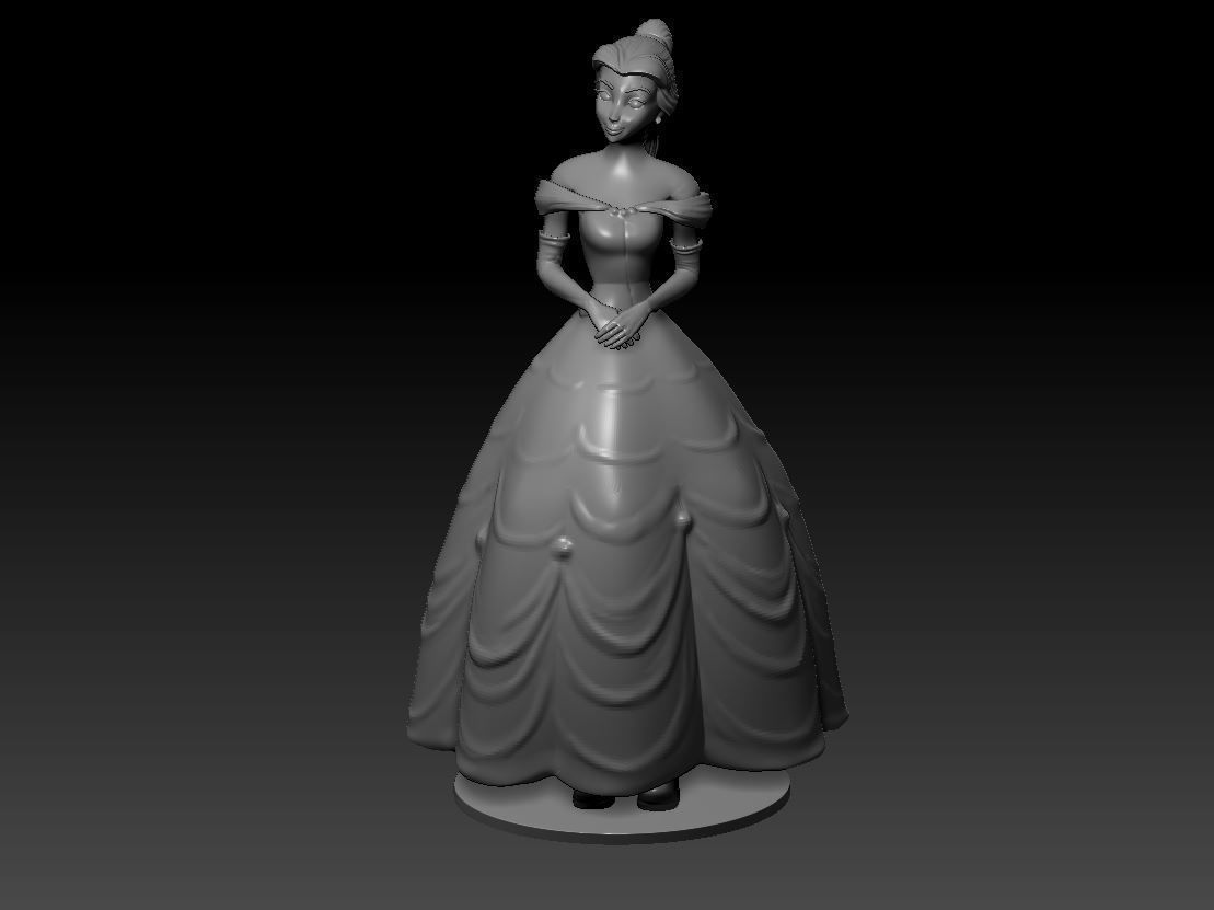 Dolls like Disney Princess 3D print model_8