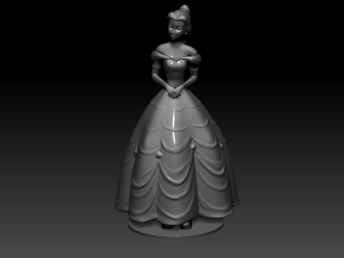 Dolls like Disney Princess 3D print model_7
