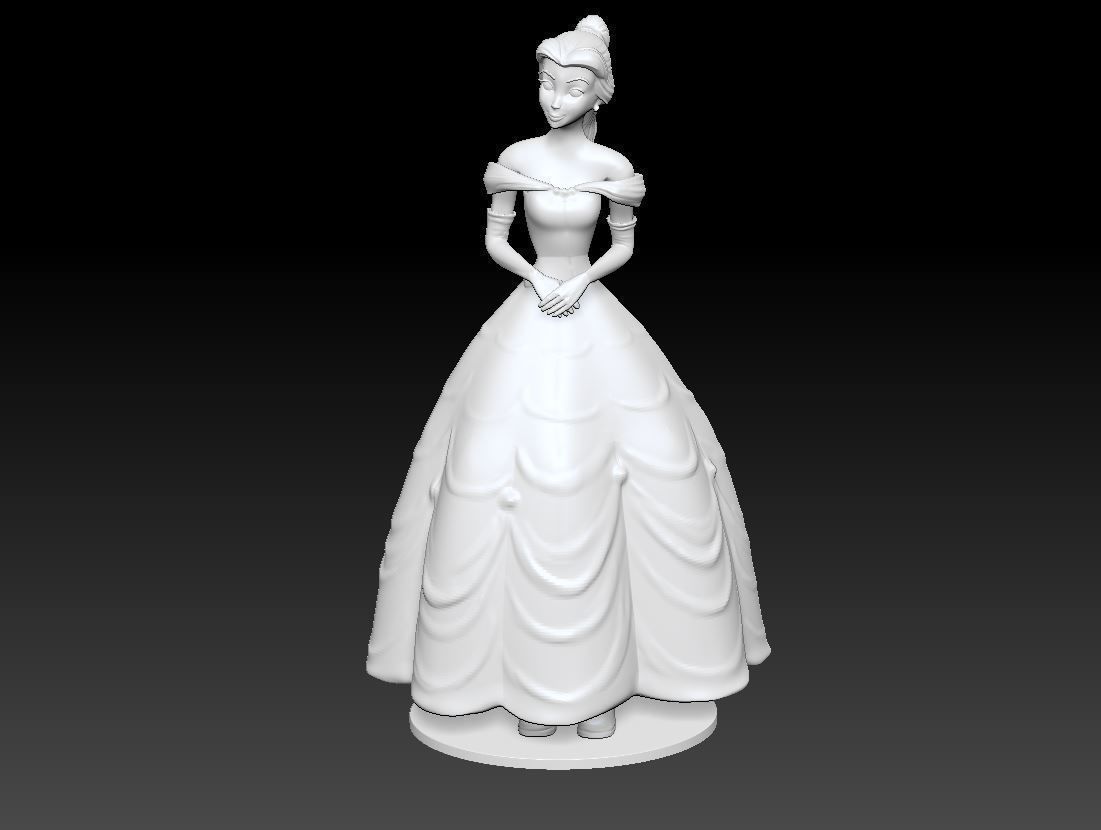 Dolls like Disney Princess 3D print model_9