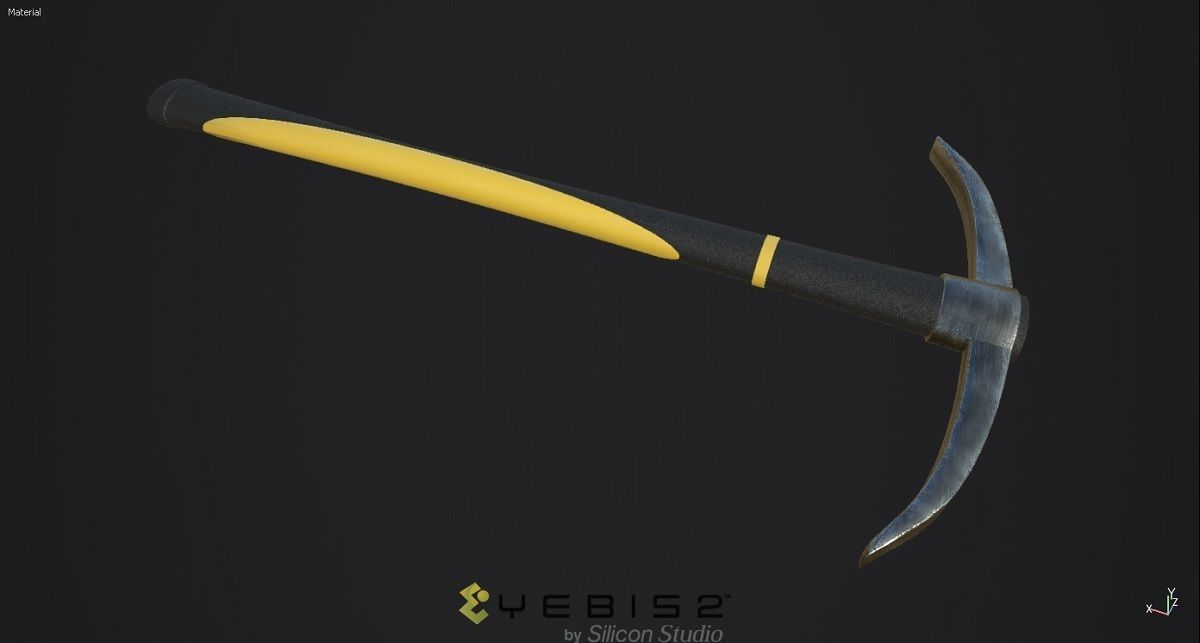 Pick Axe 3D Model  Low-poly 3D model_6