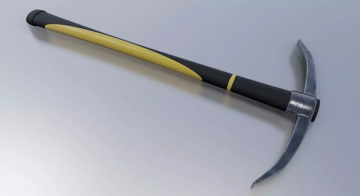 Pick Axe 3D Model  Low-poly 3D model_1