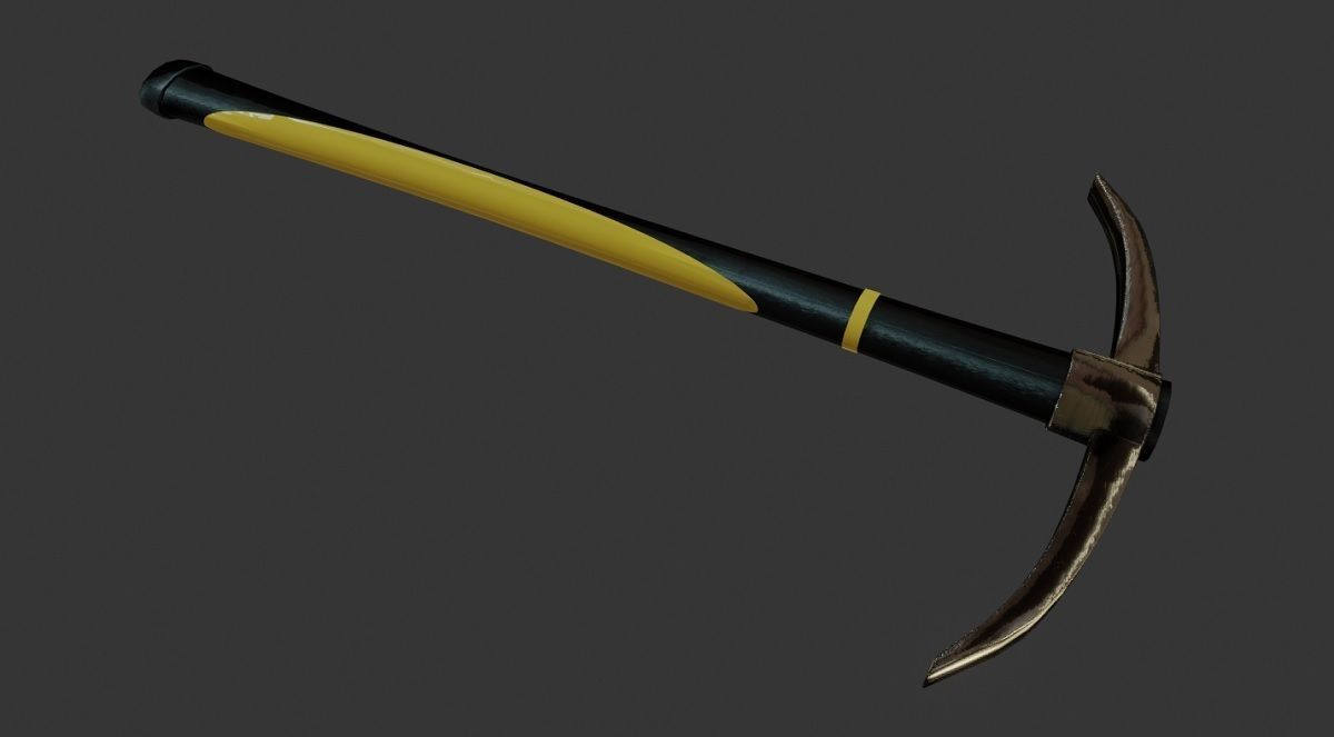 Pick Axe 3D Model  Low-poly 3D model_8