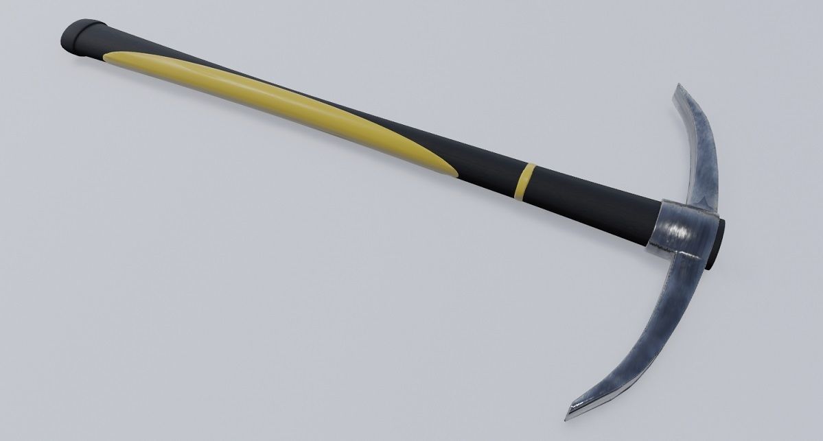 Pick Axe 3D Model  Low-poly 3D model_3