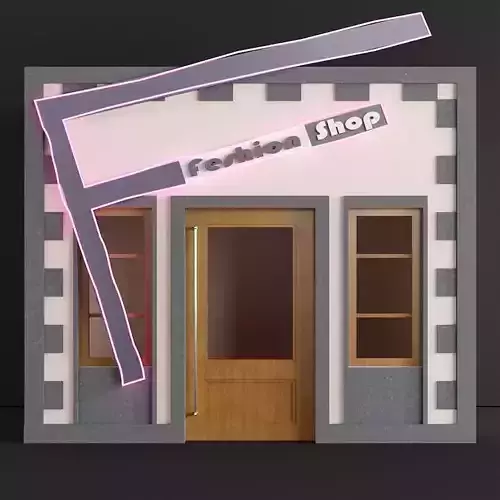 Children playhouse Fashion shop for kids