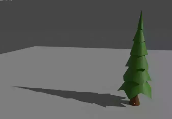 Tree low-poly pine