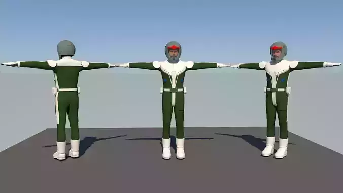 Zeon Pilot Character Model