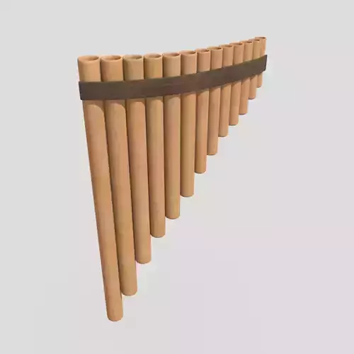 Panpipe wooden tube