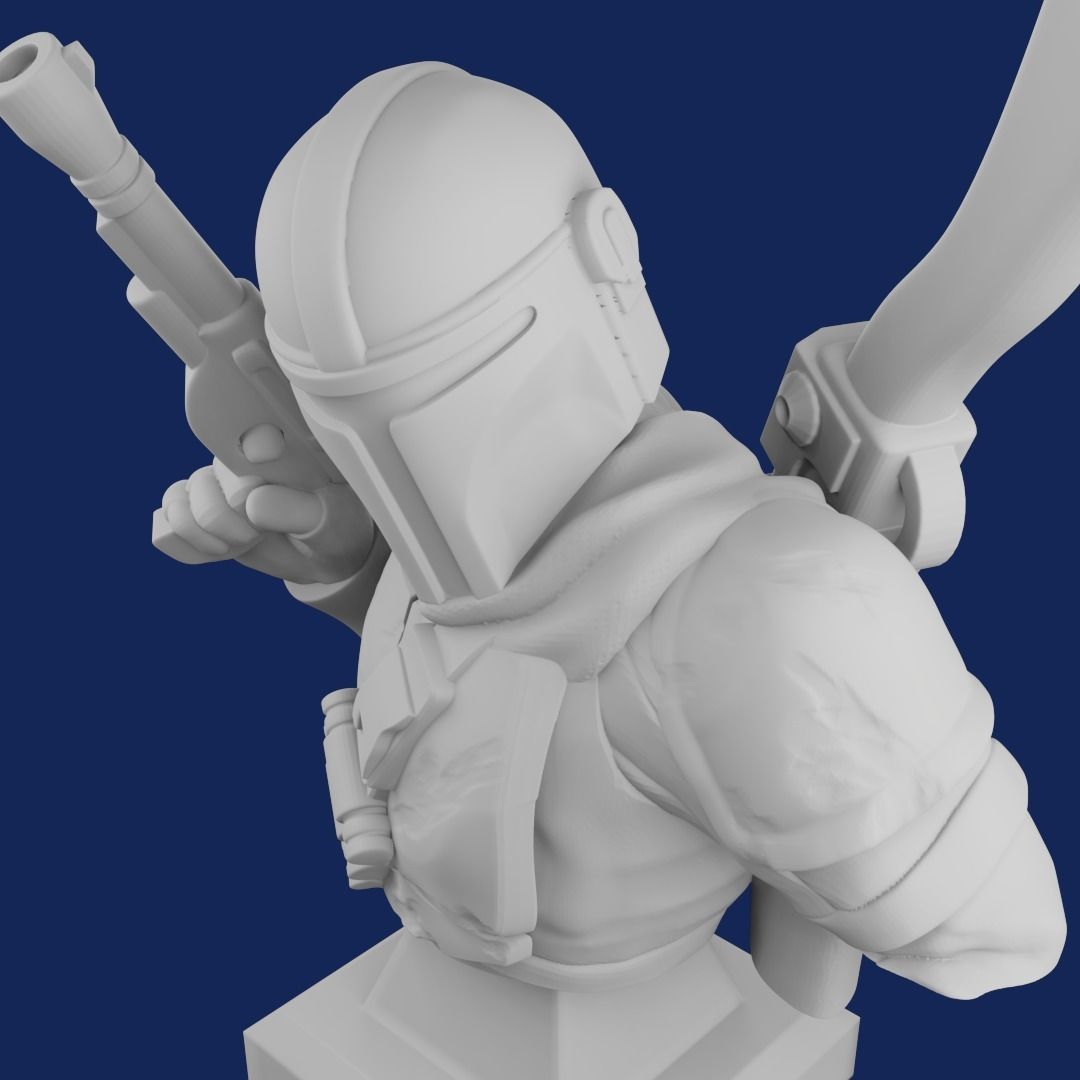 Mandalorian roman 3D print model_4