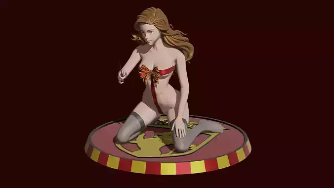 Hermione Magic Present Fan Art Pose 1