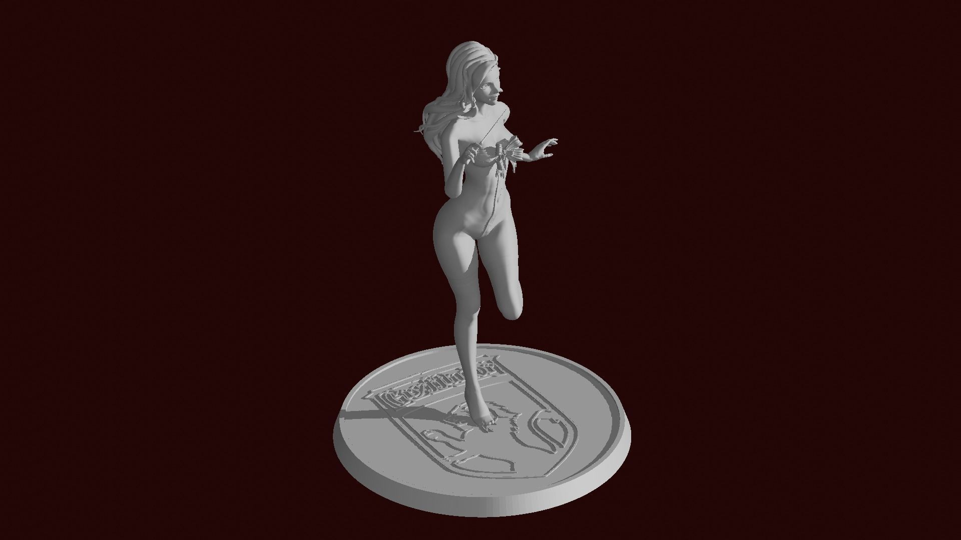 Hermione Magic Present Fan Art Pose 2 3D print model_10