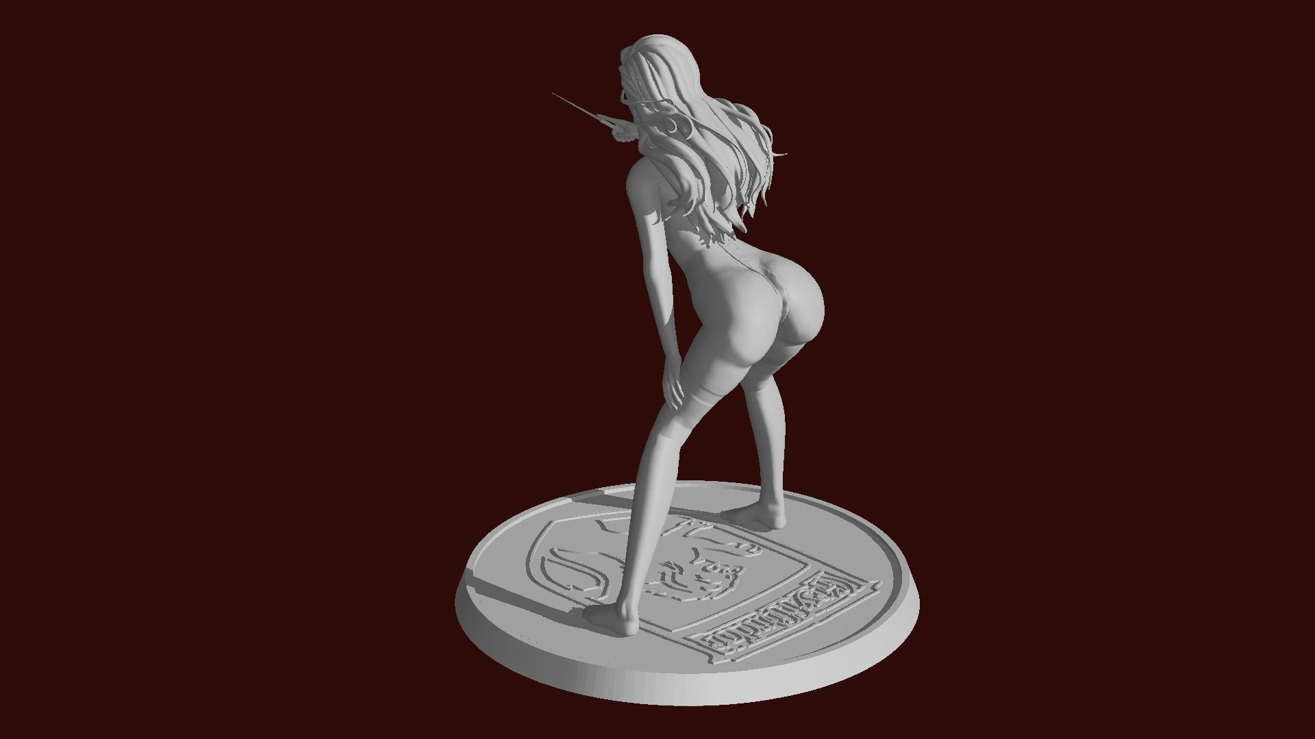 Hermione Magic Present Fan Art Pose 3 3D print model_11