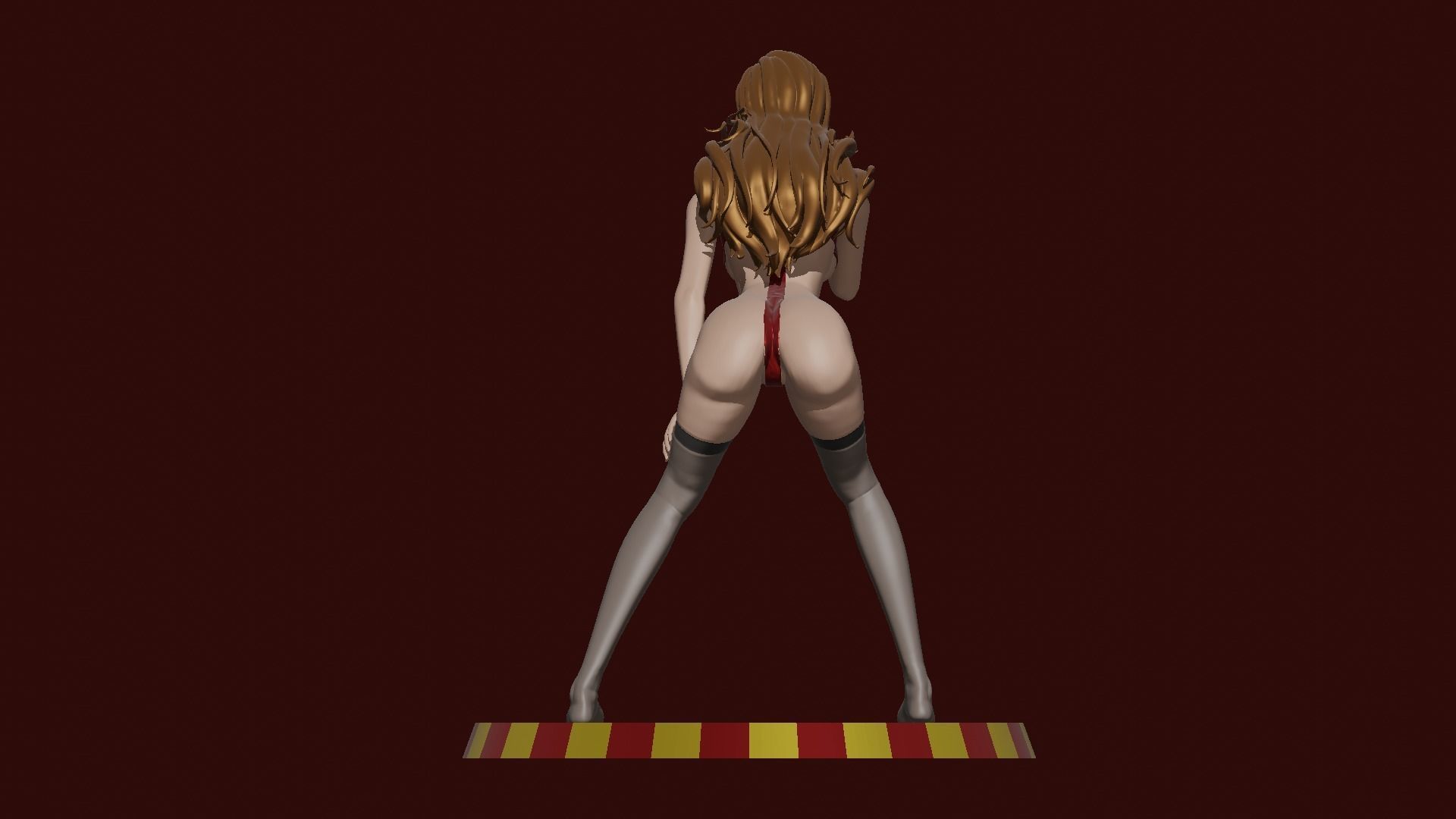 Hermione Magic Present Fan Art Pose 3 3D print model_3